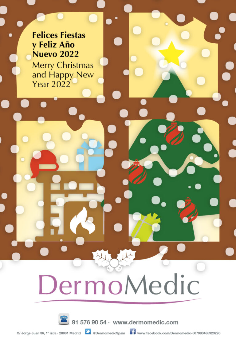 Dermomedic - ¡Felices Fiestas y Feliz Año Nuevo 2022!