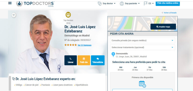 Dermomedic - Dr. López Estebaranz y teledermatología en Dermomedic