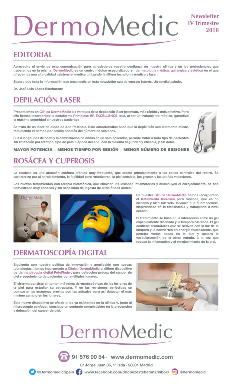 Dermomedic - Novedades en Clínica DermoMedic