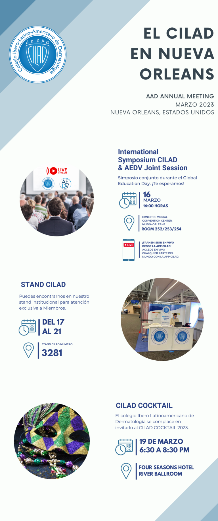 Dermomedic - El CILAD en el Congreso Anual AAD 2023