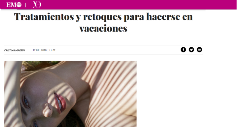 Dermomedic - El Dr. López Estebaranz aparece en Yo Dona para indicarnos los mejores tratamientos para vacaciones